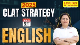 CLAT 2025 English  Complete Preparation Strategy for September month  English for CLAT 2025 [upl. by Schoenburg240]