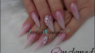 Ongle en gel quotBabyboomer scintillant avec la boutique ONGLEMODquot [upl. by Rehpitsirhc]