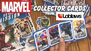 Opening over 20 Marvel Card Packs from Loblaws [upl. by Naivatco]