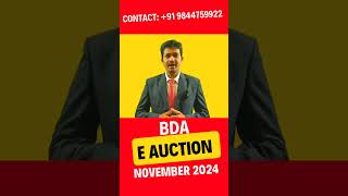 BDA e Auction November 2024 badeauction bdasitesforsale realestate bdaplots contact 9844759922 [upl. by Cohla]