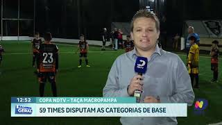 Copa NDTV  Taça Macropampa categorias de base iniciam a disputa [upl. by Siulegroj]