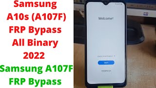 Samsung A10s A107F FRP Bypass All Binary 2022  samsung a107f frp bypass  samsung a107f frp [upl. by Ebberta]