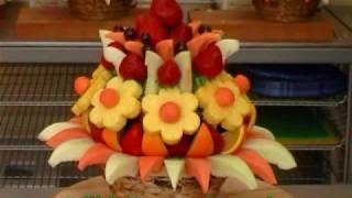 Edible Fruit Bouquets and Arrangements With or without chocolate [upl. by Ailemap]