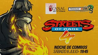 FROGNUM Live ► Jugando Streets of Rage 4 con canaldelcrimen [upl. by Dre16]