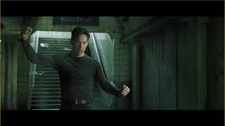 The Matrix Neo vs Mr Smith Subway Fight [upl. by Piderit374]