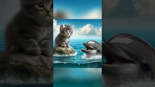 Meow cat ai catvideos catlover poorcat aiart [upl. by Ymmor988]