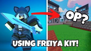 SO I USED THE FREIYA KIT IN ROBLOX BEDWARS… [upl. by Katrine]