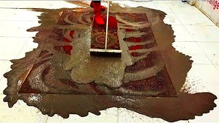 Traditional dirty carpet cleaning full of slime  ASMR rug washing [upl. by Aisatan]