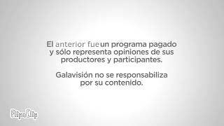 Galavision progama pagado outro [upl. by Shanan736]