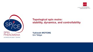 Talks  Spin textures Magnetism meets Plasmonics 2024  Yukitoshi MOTOME Uni Tokyo [upl. by Akemaj258]