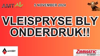 Vleispryse Bly Onderdruk  5 Nov 2024 [upl. by Ful]