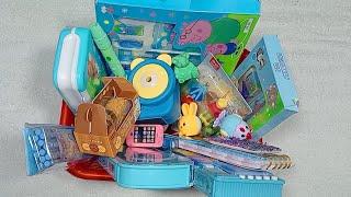 Box full of Stationery items Trending Stationery Peepa pig stationery kit Pencil box [upl. by Natam]