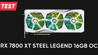 Grafikkarte ASRock Radeon RX 7800 XT Steel Legend 16GB OC  TEST  Deutsch [upl. by Atikahs]