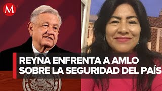 AMLO enfrenta acalorada discusión con reportera en La Mañanera por temas de seguridad [upl. by Alliuqaj]