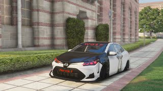 TOYOTA GRANDE MODIFIED GTA V [upl. by Ardnassak]