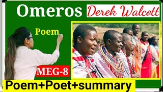 PoemOmeros by Derek Walcottin EnglishHindi explanationmeg8ignou [upl. by Ellennaj]