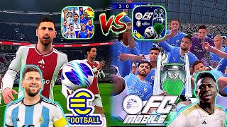 eFootball 2024 vs FC 24 Mobile Which is the BEST MOBILE GAME Complete Comparison [upl. by Naejarual]