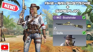 EPIC MK2  BRUSHSTROKE  SCYLLA  DUSTED GAMEPLAY in COD MOBILE Season 4 Battle Pass [upl. by Gerty]