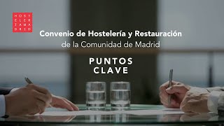 Nuevo convenio colectivo de Hostelería de la Comunidad de Madrid [upl. by Gwenny]