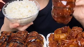 Eating Show Eating Food 😋🥝 95 mukbang eatingchickencurrywithrice [upl. by Ursola600]