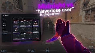 quotNeverlosequot user VS Midnightim amp Plaguecheatcc [upl. by Lavern329]