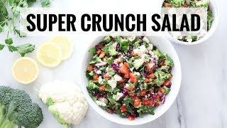 Super Crunch Salad  Easy Healthy MEAL PREP Recipe  Healthy Grocery Girl [upl. by Schacker]