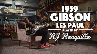 1959 Gibson Les Paul Custom played by RJ Ronquillo [upl. by Chelsae]