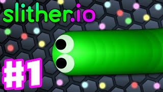 Slitherio  Gameplay Part 1  Top 10 with No Mods Biggest Snake 15000 [upl. by Aidan683]