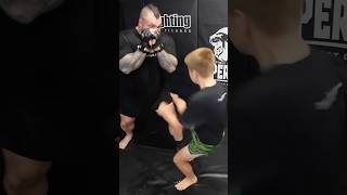 Eddie Hall DESTROYED by 9 Year Old in MMA [upl. by Arramat856]