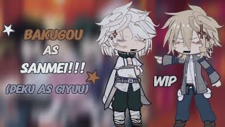 MHA react to bakugou as sanemi shinazugawa  bakugou angst  sanemi angst  ★💫 wip read disc [upl. by Naujej]