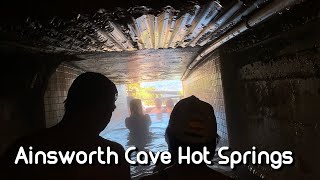 Ainsworth Hot Springs  the Most Unique Cave Hot Springs in Canada [upl. by Doolittle]