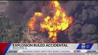 Illinois explosion ruled accidental [upl. by Ednew]