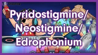 Pyridostigmine  Neostigmine Mnemonic for Nursing Pharmacology NCLEX [upl. by Rolanda175]