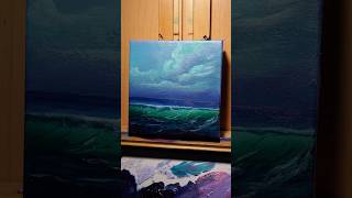 Seascape in acrylics [upl. by Nogam]