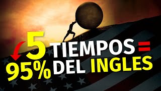 🧠APRENDE 5 TIEMPOS  DOMINA EL 95 DEL INGLÉS RÁPIDO 🚀 APRENDER INGLÉS BÁSICO RÁPIDO ✅ [upl. by Nyleda929]