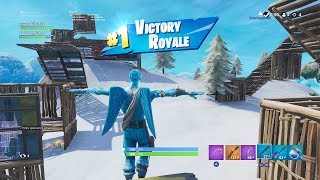 NEW “SNOW MAP” CHRISTMAS SNOW EVENT GAMEPLAY Showcase FIRST WIN ON SNOW MAP FORTNITE SEASON 7 [upl. by Aratak]