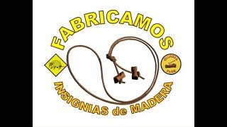 FABRICAMOS INSIGNIAS de MADERA con herramientas simples [upl. by Aloisius26]