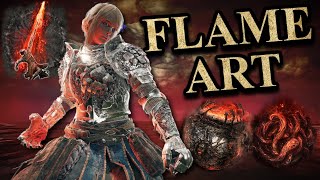 Elden Ring Flame Art Builds Got Enhanced By The DLC [upl. by Laucsap]