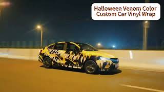 Carwraponline Halloween Limited Venom Color Car Vinyl Wrap🔥🔥🔥 [upl. by Hola198]