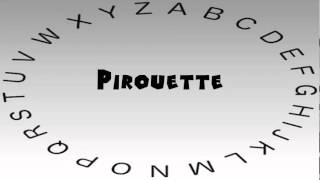 How to Say or Pronounce Pirouette [upl. by Enyleve461]