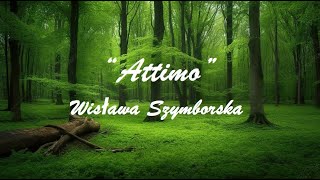 “Attimo” Wisława Szymborska [upl. by Duane77]