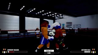 Viscous Uppercut From Hell sends Opponent Flying Roblox Prizefighter Boxing [upl. by Ellehcin]