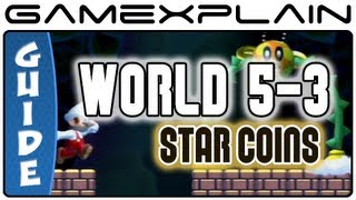 New Super Mario Bros U  Soda Jungle3 Bramball Woods Star Coins Guide amp Walkthrough [upl. by Kaazi]