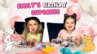 Make Birthday Cupcakes with Emily amp Tara 🧁 [upl. by Ule]