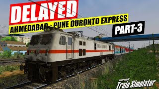 PART 3  ENTRY IN MUMBAI  DELAYED 12297 AHMEDABAD  PUNE DURONTO EXPRESS  MSTS LIVE [upl. by Neahs74]