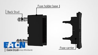 Eaton Bussmann series Safeloc Back stud connected fuse holders [upl. by Villiers]