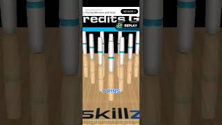 CandlePin Bowling App  4 Spares In A Row [upl. by Alocin]