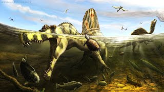 Spinosaurus Ferocious SailBacked Dinosaur from Late Cretaceous [upl. by Noivax394]