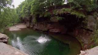 Cliff Jumping The Furlong Cliffs Durham NY [upl. by Eelarak]