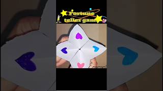 ✨️how to make fortune teller game easy tutorial  easypeesyart [upl. by Znieh]